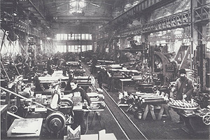 Пушечный цех Сормовского завода, 1917
