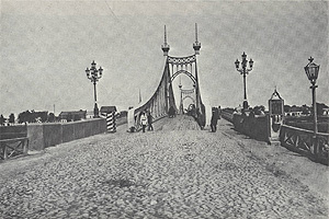 Железный мост через Волгу в Твери, 1903