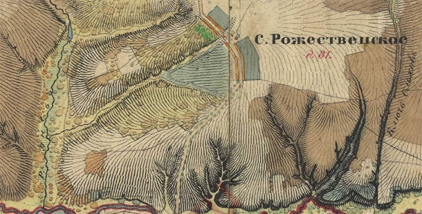 Александр Менде - Карты межевания села Рожественское 1850